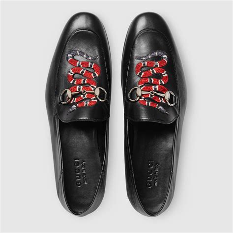 men gucci slip ons|gucci snake loafers men.